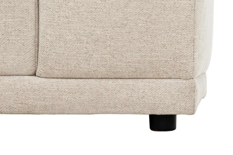 Oaklyn Modular 109\" Fabric Sofa with Tufted Seat Cushions - Beige