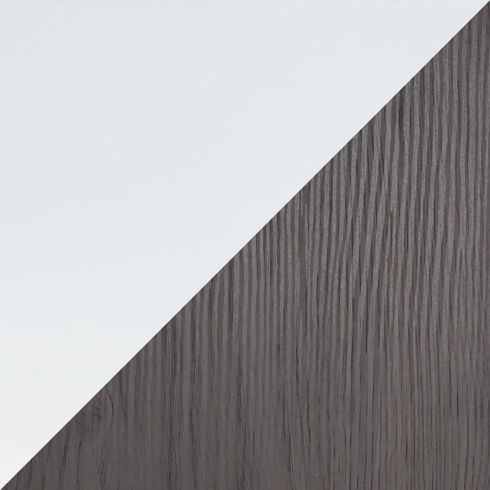 Brimley 21.75\" Modern End Table - White and Grey