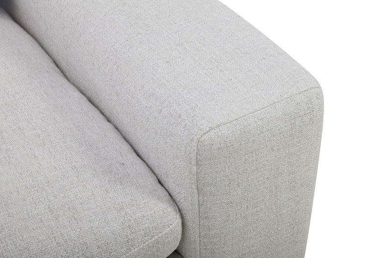 Sky Modular 91.5\" Fabric Power Reclining Loveseat with Removable Feather Down Cushions - Nathan Wheat