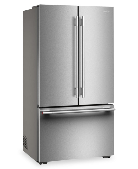 KitchenAid 36\" 24 Cu. Ft. Counter-Depth French Door Refrigerator - PrintShield Stainless - KRFC236SPS