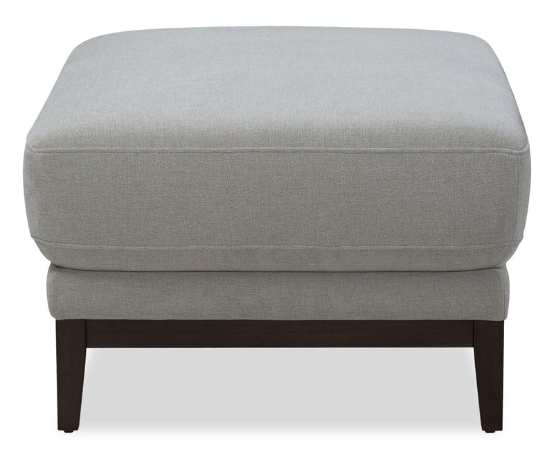 Horizon 44.09\" Fabric Ottoman - Grey