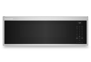 KitchenAid 1.1 Cu. Ft. Smart Low-Profile Over-the-Range Microwave - Stainless Steel - YKMML550RPS