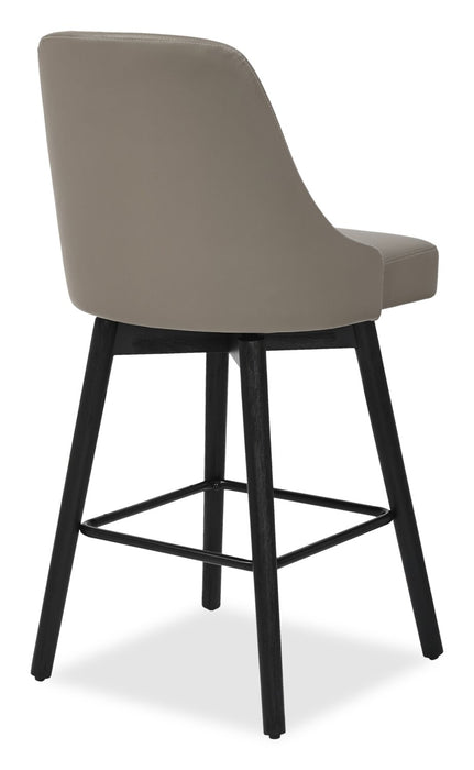 Nash Counter-Height Swivel Bar Stool - Taupe