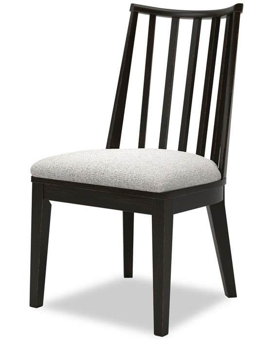 Shaw 7pc Dining Set with Table & 6 Chairs, Trestle Base, 78\"W - Natural