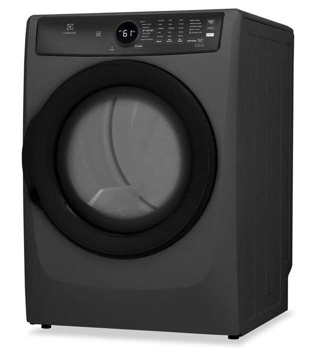 Electrolux 5.2 Cu. Ft. Front-Load Steam Washer and 8 Cu. Ft. Electric Dryer – Titanium 