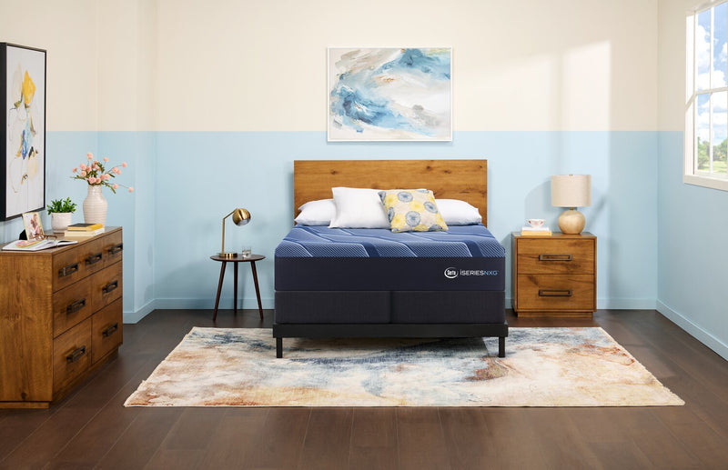 Serta iSeries NXG1200 Tight Top Firm King Mattress Set