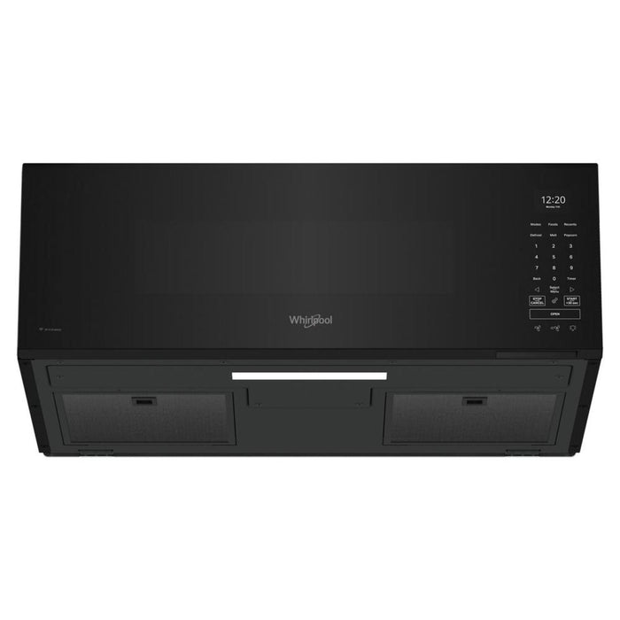 Whirlpool 1.1 Cu. Ft. Smart Low-Profile Over-the-Range Microwave - Black - YWMML5530RB