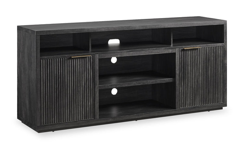 Brenner 64\" TV Stand with Storage and Cable Management for TVs up to 60\" - Charcoal