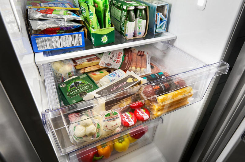 Whirlpool 36\" 21 Cu. Ft. Side-by-Side Refrigerator - Fingerprint-Resistant Stainless - WRSC5536RZ