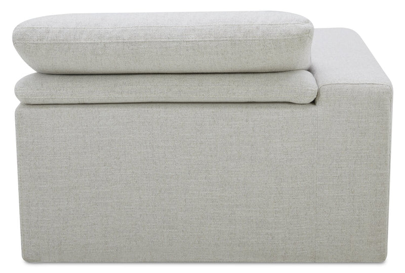 Sky Modular 91.5\" Fabric Power Reclining Loveseat with Removable Feather Down Cushions - Nathan Wheat