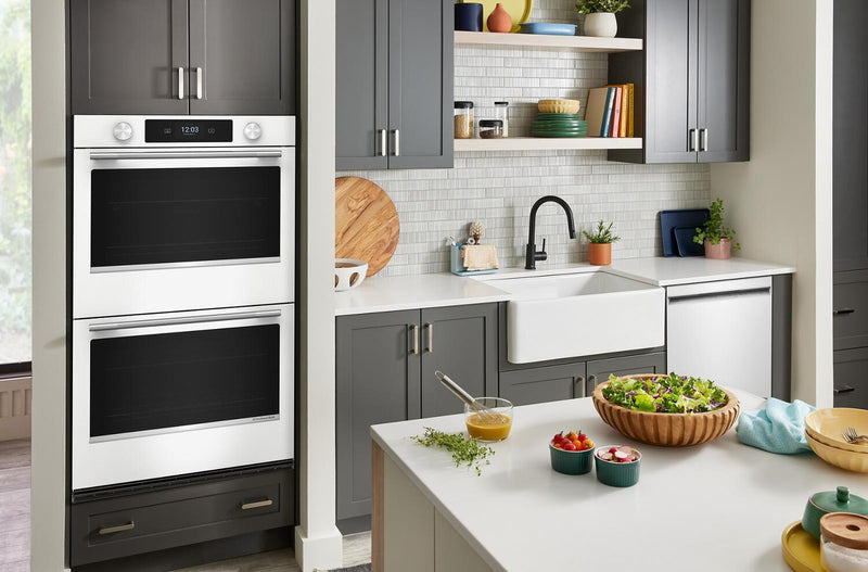 KitchenAid 30\" Smart Electric Double Wall Oven - White - KOED730SWH