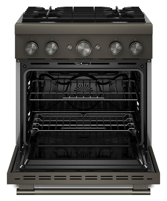 KitchenAid 4.1 Cu. Ft. Dual Fuel Range with No Preheat Air Fry Mode – Black Ore - KFDS930SBE