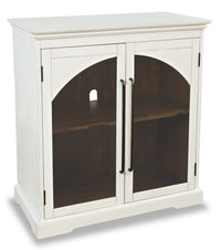 Twyla Solid Wood Accent Cabinet - White 