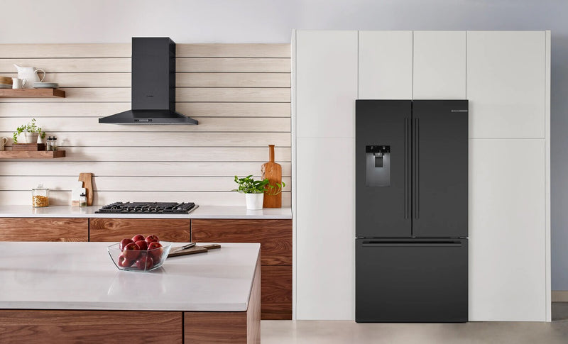 Bosch 21.6 Cu. Ft. French-Door Bottom Mount Refrigerator - Black Stainless Steel - B36CD52SNB