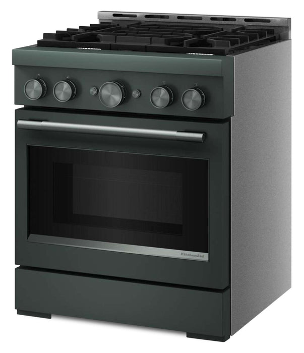 KitchenAid 4.1 Cu. Ft. Gas Range with No Preheat Air Fry Mode – Juniper - KFGS930SJP