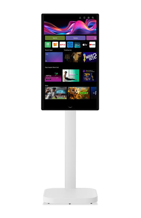 LG 32\" 4K UHD IPS Touchscreen Smart Monitor Swing with Rolling Stand (32U889SA-W.ACC)