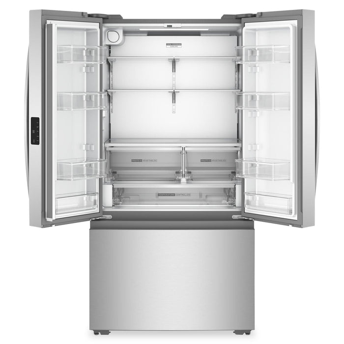 Whirlpool 36\" 24 Cu. Ft. True Counter Depth French Door Refrigerator – Stainless Steel - WRFC3036RZ