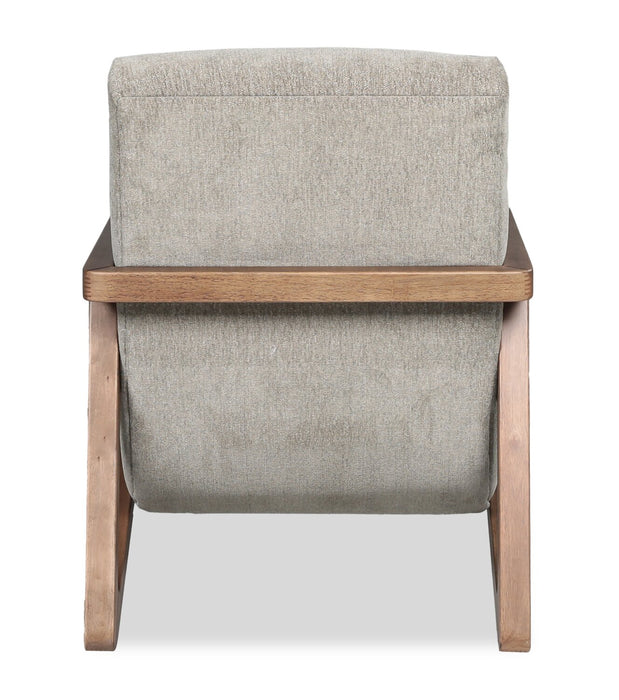 Cove 28\" Chenille Fabric Accent Chair – Green 