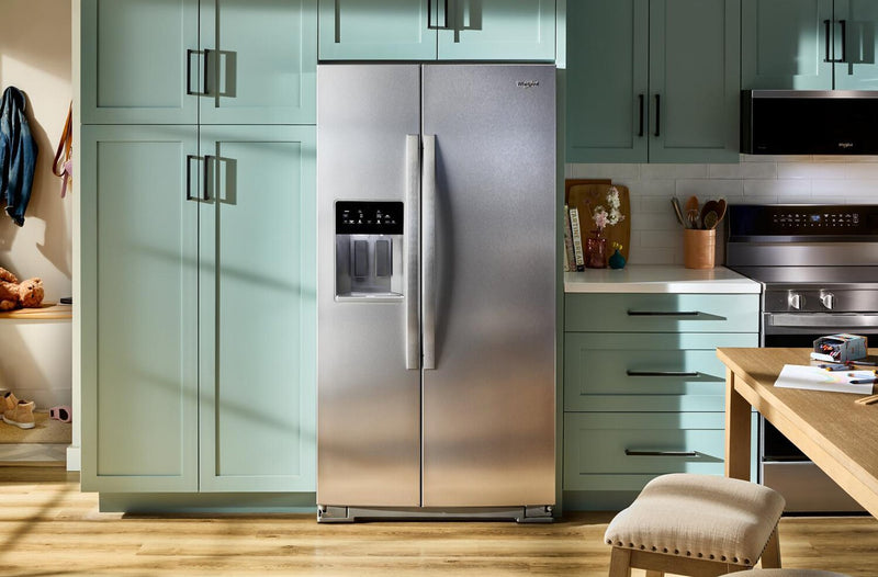Whirlpool 36\" 21 Cu. Ft. Side-by-Side Refrigerator - Fingerprint-Resistant Stainless - WRSC5536RZ