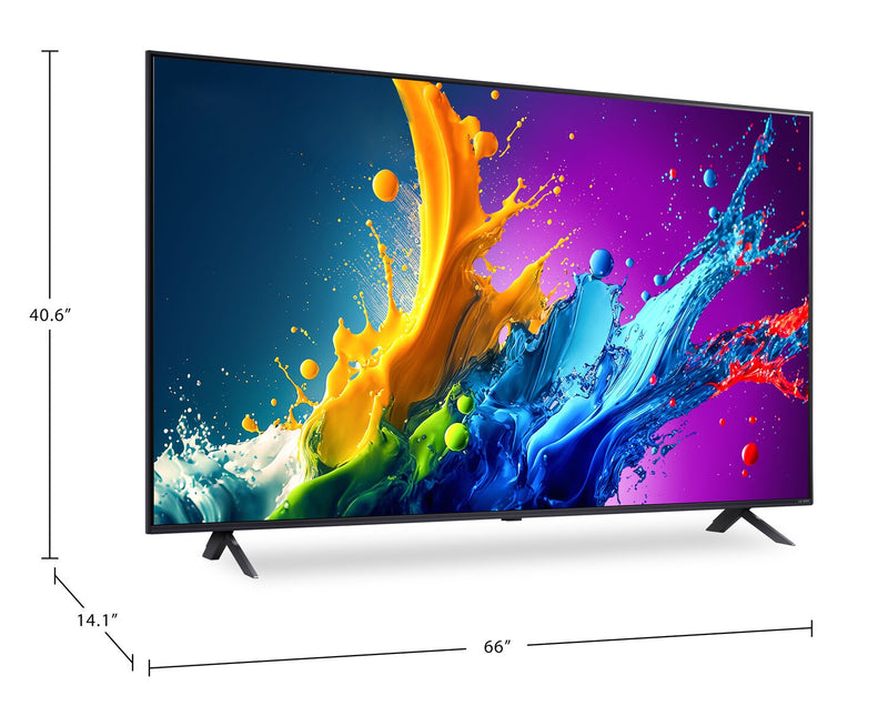 LG 75\" 4K Quantum Dot Nanocell HDR10 60Hz Smart TV (75QNED80TUC)