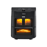 Midea 8-In-1 11-Qt Two-Zone Air Fryer Oven - MAD111D8APKW  