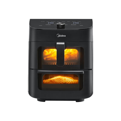 Midea 8-In-1 11-Qt Two-Zone Air Fryer Oven - MAD111D8APKW  | Four friteuse à air 8 en 1 Midea de 11 pintes à 2 zones - MAD111D8APKW