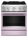 KitchenAid 4.1 Cu. Ft. Dual Fuel Range with No Preheat Air Fry Mode – Wildflower - KFDS930SWF