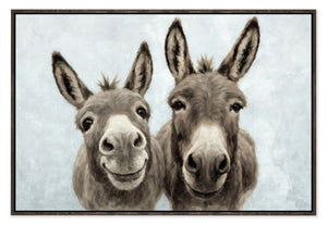 Buddies Framed Canvas Artwork - 31.5