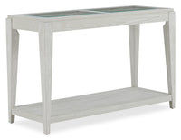 Vida 47.5” Solid Wood Sofa Table with Shelf - Sand 