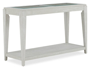 Vida 47.5” Solid Wood Sofa Table with Shelf - Sand