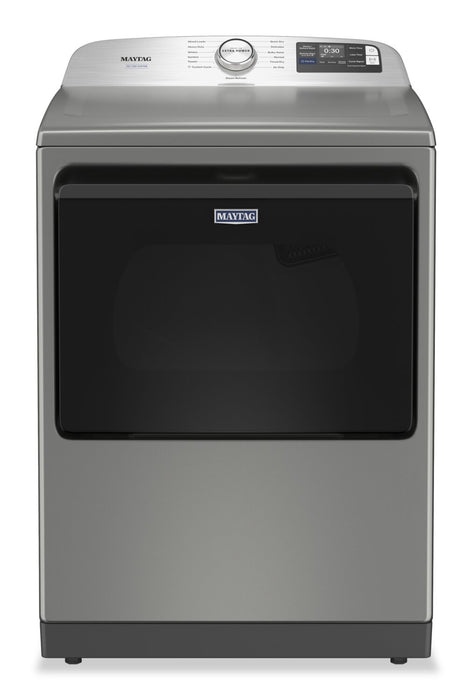 Maytag 7.4 Cu. Ft. Pet Pro Top Load Electric Dryer - Radiant Silver - YMED7205RR