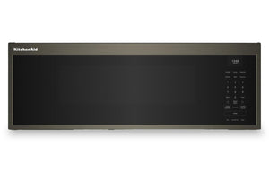 KitchenAid 1.1 Cu. Ft. Smart Low-Profile Over-the-Range Microwave - Black Stainless Steel - YKMML550RBS