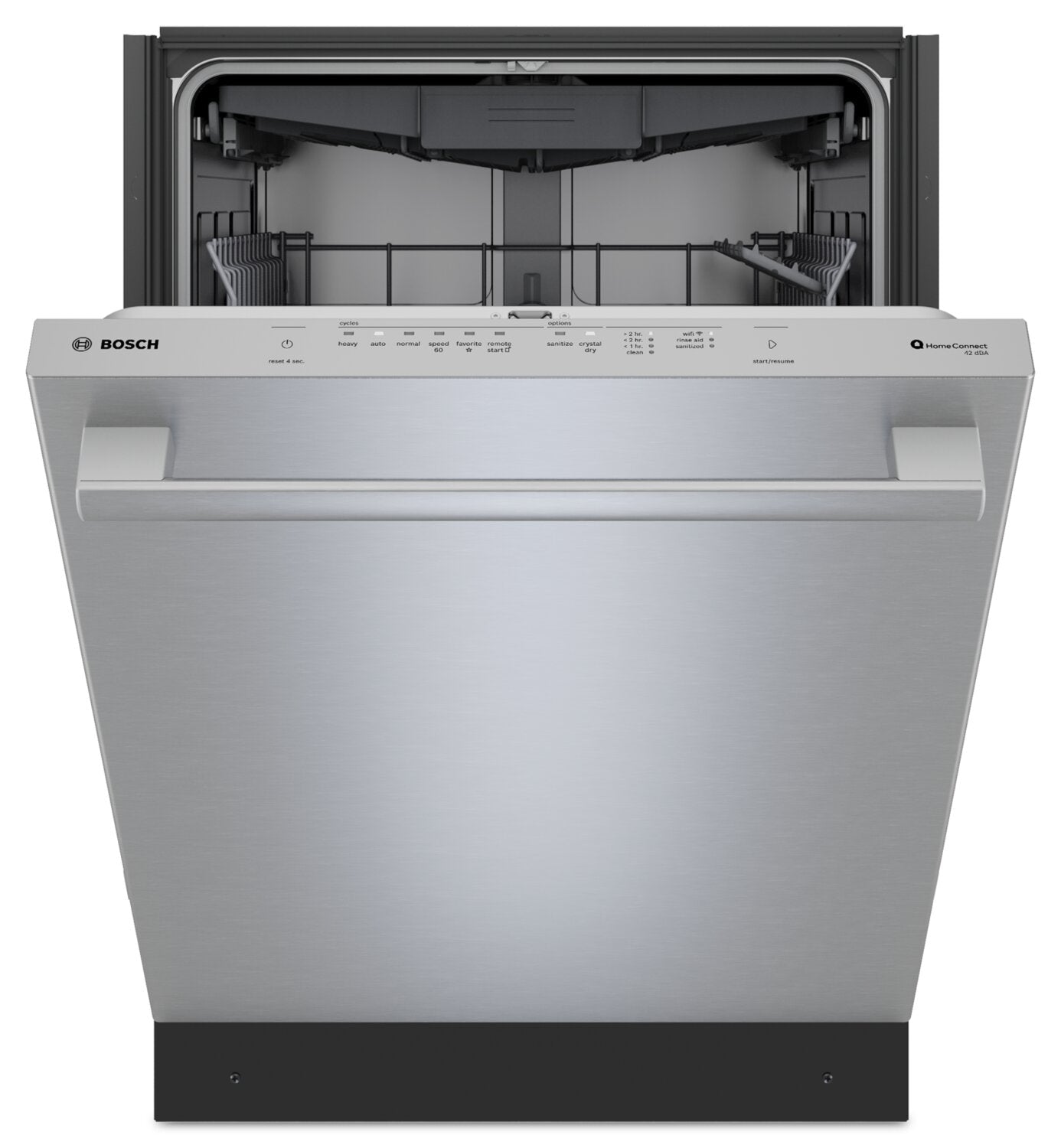 Bosch 800 Series 24'' Smart Dishwasher with Third Rack Anti