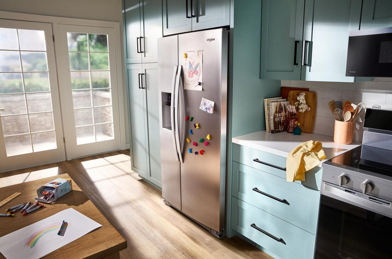 Whirlpool 36\" 21 Cu. Ft. Side-by-Side Refrigerator - Fingerprint-Resistant Stainless - WRSC5536RZ