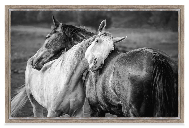 Embrace Framed Artwork with a Stucco Finish – 32\" x 48\"