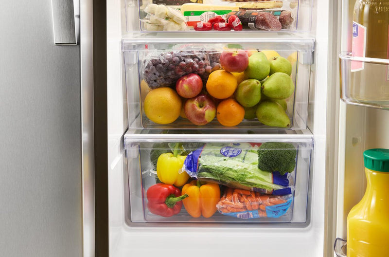 Whirlpool 36\" 21 Cu. Ft. Side-by-Side Refrigerator - Black Stainless - WRSC5536RV