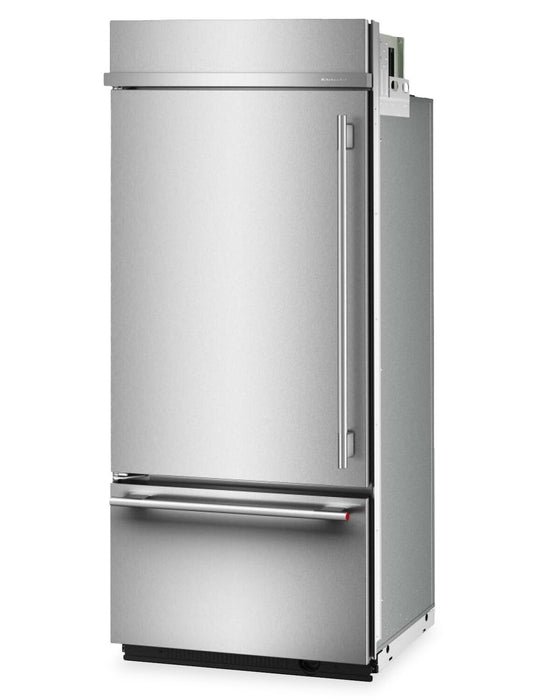 KitchenAid 36\" 20.8 Cu. Ft. Built-In Bottom Mount Refrigerator - PrintShield Stainless Steel -KBBL336SPS