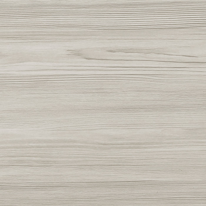 Cami Panel Bed with Fabric Headboard & Frame, Grey Oak - Queen Size