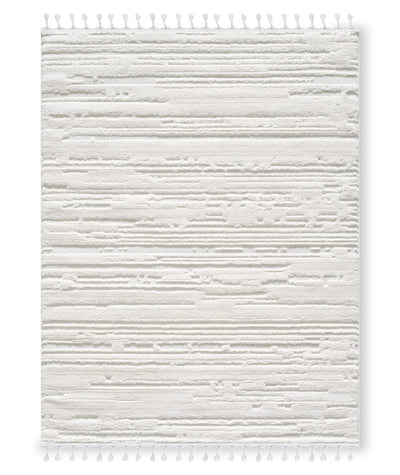 Riley Cream Abstract Area Rug - 6'3" x 9' | Carpette Riley crème abstraite - 6 pi 3 po x 9 pi