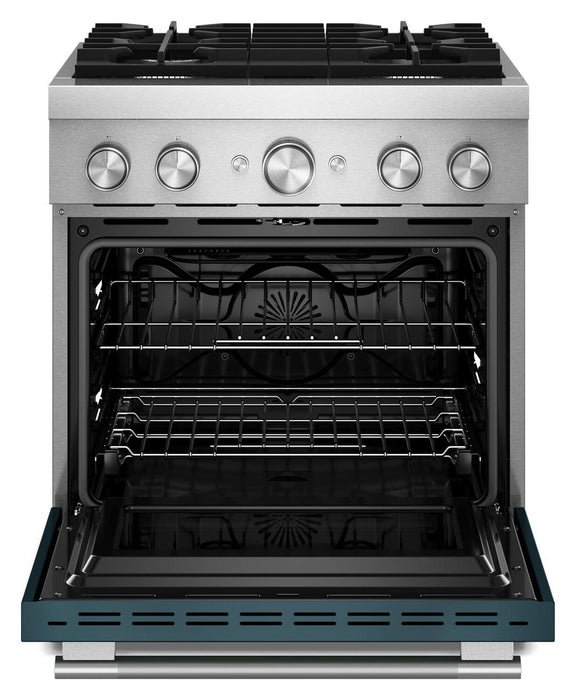 KitchenAid 4.1 Cu. Ft. Dual Fuel Range with No Preheat Air Fry Mode – Agave - KFDS930SAG