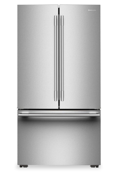 KitchenAid Counter-Depth French Door Refrigerator with Internal Water Dispenser – Stainless Steel - KRFC336SPS
