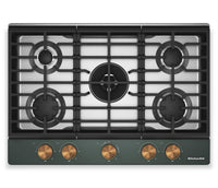 KitchenAid Gas-on-Metal Cooktop with CookShield Finish - Juniper - KCGK730SJP