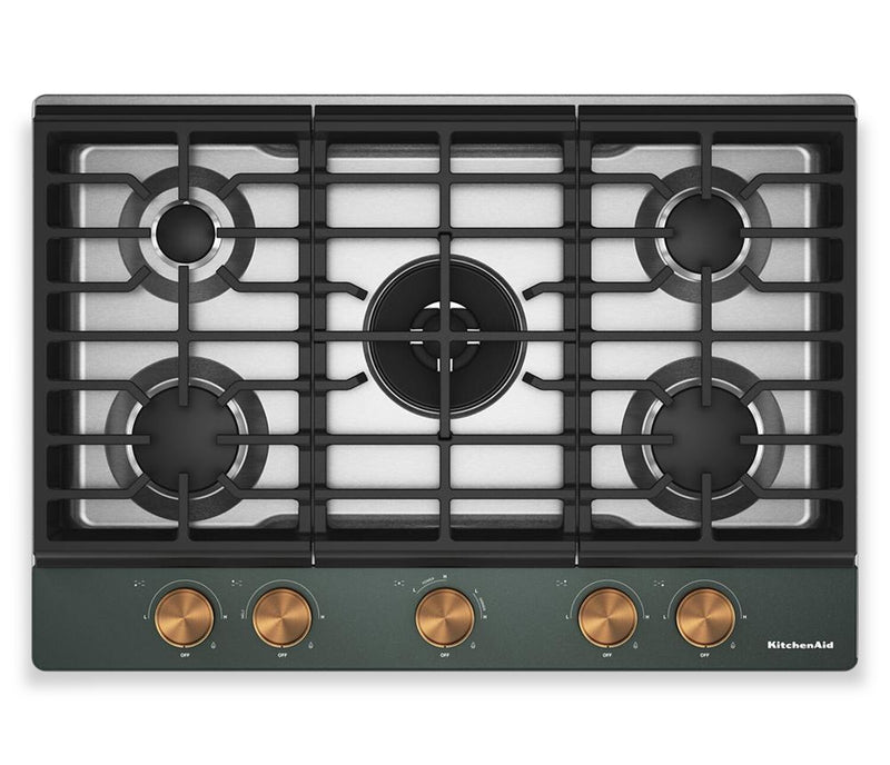  KitchenAid Gas-on-Metal Cooktop with CookShield Finish - Juniper - KCGK730SJP
