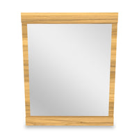 Riley Bedroom Dresser Mirror, Made in Canada - Natural 