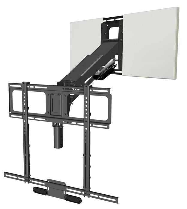 MantleMount Motorized Dropdown Swivel TV Mount for TVs 45\" - 90\"