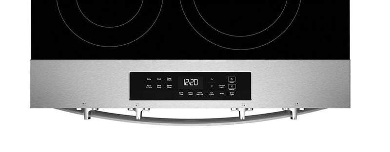 Whirlpool 30\" 5.3 Cu. Ft. Electric Smart Range with No Preheat Mode – Stainless Steel - YWSES3330TS