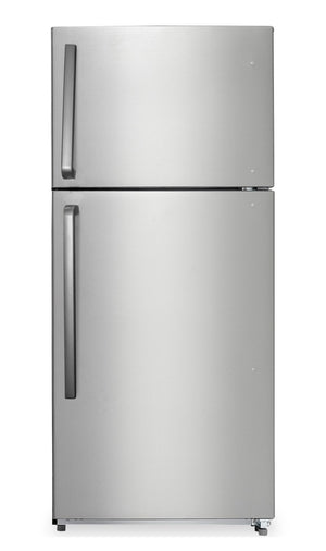 Danby 29.5” 18.1 Cu. Ft. Top Mount Refrigerator – Stainless Steel - DFF180E2SSDB
