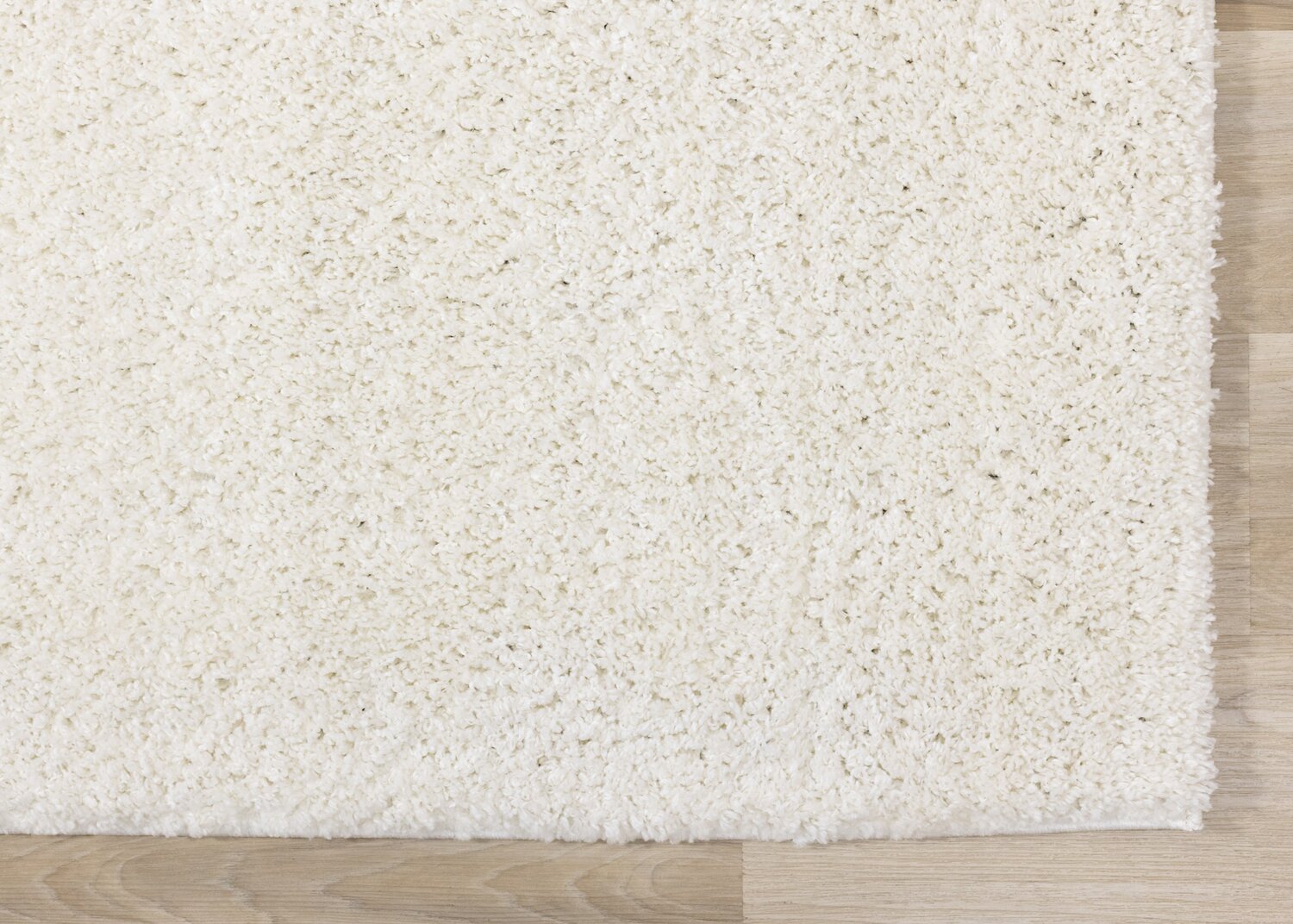 Pascal Cream Shag Area Rug - 5'3