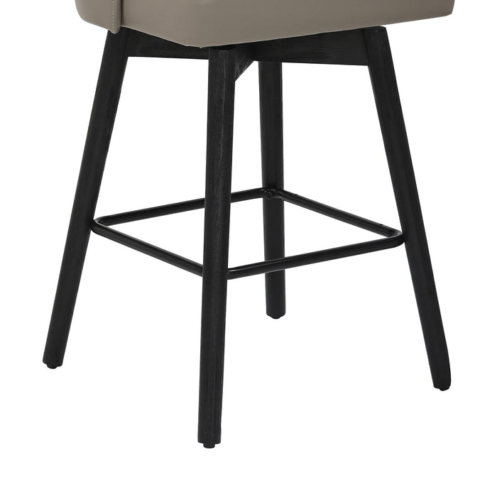 Nash Counter-Height Swivel Bar Stool - Taupe