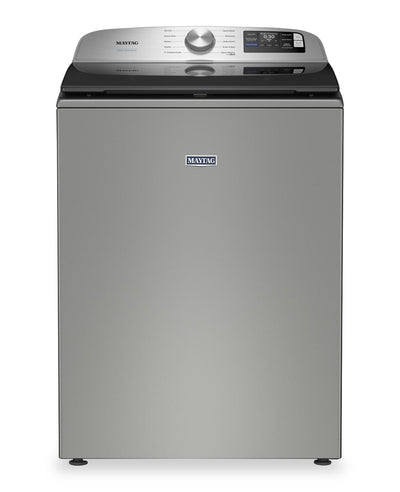 Maytag 6.0 Cu. Ft. Smart Top-Load Washer - Radiant Silver - MTW6205RR | Laveuse intelligente Maytag à chargement par le haut de 6,0 pi3 - argenté radieux - MTW6205RR